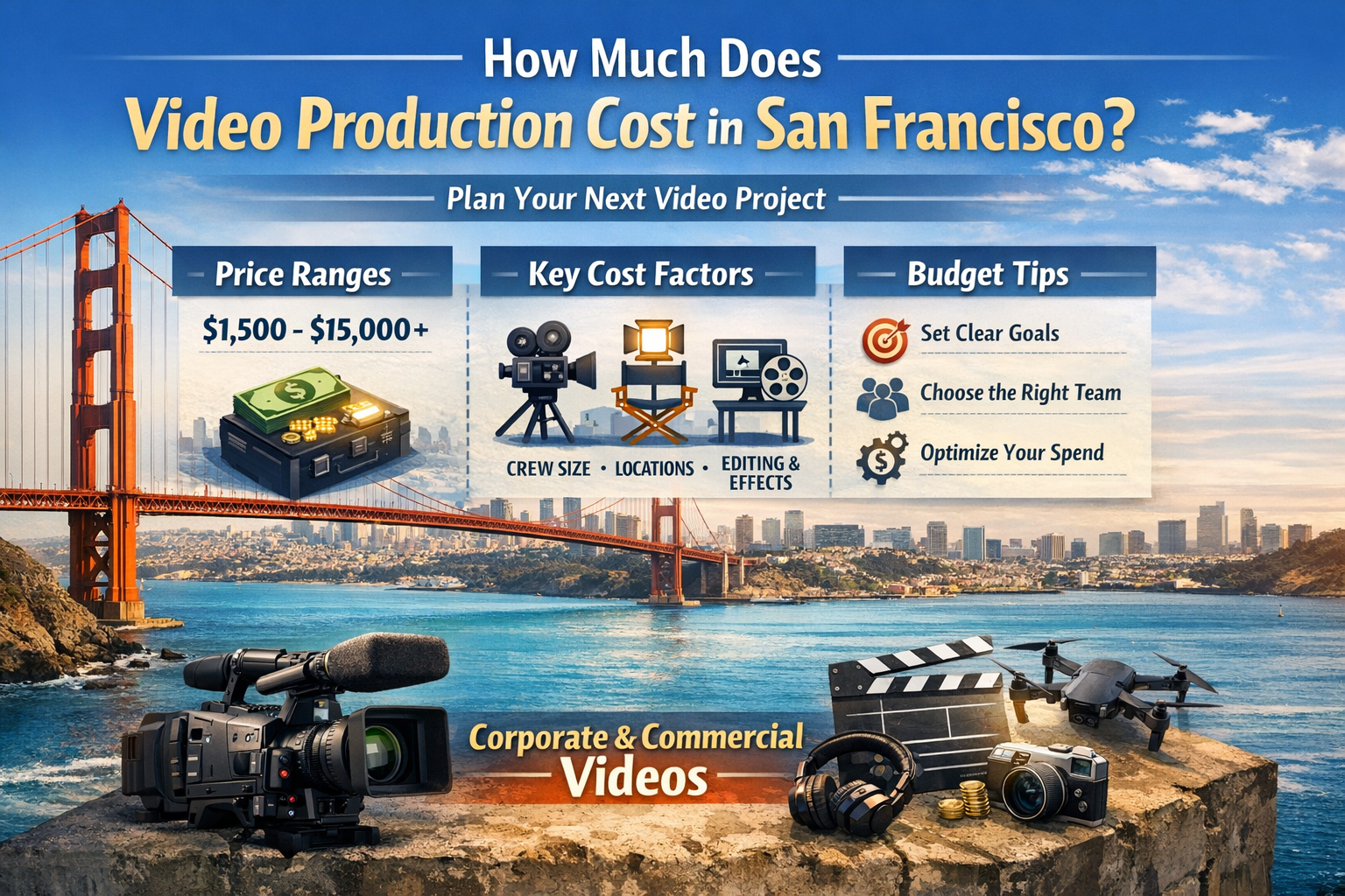 Video production costs in San Francisco